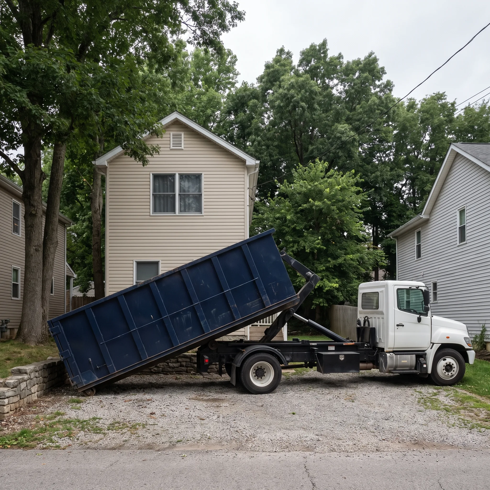Roll-off dumpster delivery in Maine
